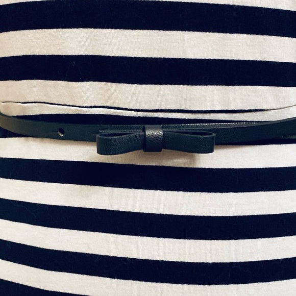 The Limited Navy and White Striped Midi Dress - Picture 4 of 12